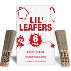 Lil Leafers 0.35g Non-Infused Mini Joints (6-pack) - Fruit Blend