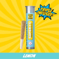 GDF: Infused Pre-Roll | Lemon x Future Haze | Super J's | 1g