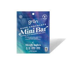 Gron - Mini Chocolate Bar - Dark Chocolate (I) - 100mg (1:1)(CBN)