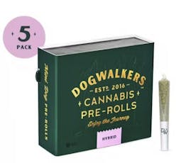 DOGWALKERS BUBBA YUM 5PK PRE-ROLL 1.75G