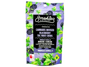 SMZ Blackberry Indica Fruit Chews 10pk 100mg 48079 SW_ED102|R50