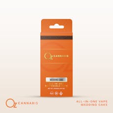 Oz Cannabis Disposable Vape 1g Wedding Cake