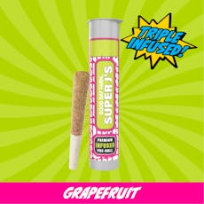 GDF: Infused Pre-Roll | Grapefruit | Super J's | 1g