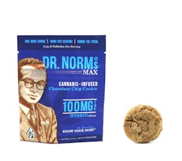 Dr. Norms | Cookie 100mg (Max) | H | Chocolate Chip (Single)
