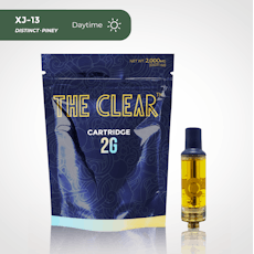 The Clear Elite 2g Cart Sativa; XJ-13