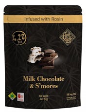 420 Bars Gold Leaf Milk Chocolate Smore 100mg