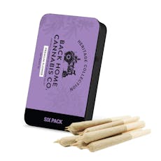Back Home Cannabis | Original Glue | Hybrid | 6 Pack Pre-Roll | 3g