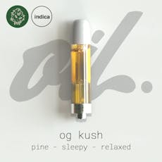 Craft Oil Distillate Cartridge 1g Indica; OG Kush