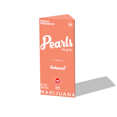 GRÖN - PEARLS - GUMMIES - 100MG CBD / 100MG THC - 10PK - PEACH PROSECCO 1:1 BALANCED - HYBRID