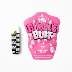 Clout King Live Resin Sauce Disposable 1g - Bubble Butt