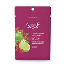 WYLD Edibles: WYLD Ones 1:1 CBD Raspberry Lime Gummies (H) 100mg
