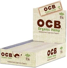 OCB | Unbleached Organic Hemp Papers (32pk) | Slim