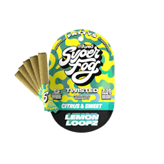 Mfused Super Fog - Twisted Fattys - Infused Preroll 5pk - Lemon Loopz (S/H) (2.5g)