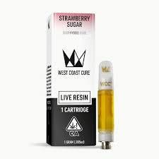 West Coast Cure - Strawberry n' Sugar (Hybrid) Live Resin Cartridge 1g