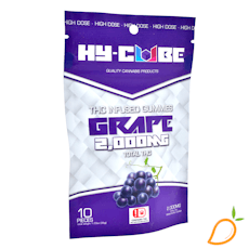 2000mg Grape Gummies Hy-Cube