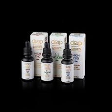 Drip Drops Vanilla 1:1 (300mg CBD/300mg THC) Tincture - Vanilla