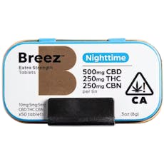 Breez - Extra Strength Nighttime (2:1:1 CBD/THC/CBN) Tablets 1000mg