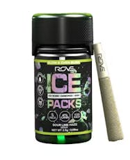 Sour Lime Haze Ice Packs Infused Pre-Roll 5-Pack | 2.5g