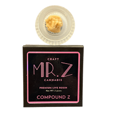 Live Rosin - 2g | Mr Z Craft Cannabis | Compound Z