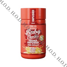 Jeeter Fire OG Quad-Infused Pre-Roll .5g 5 Pack