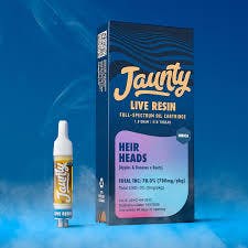 Jaunty | Live Resin | 510 Cartridge | Heir Heads | 1g