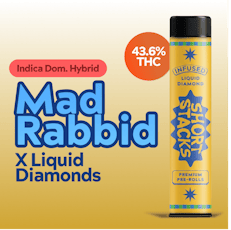 North Lake Supply | Mad Rabbid (H) Liquid Diamond Infused Pre Rolls | 2 Pack (1g)