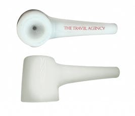 The Cloud Collection Glass Hand-pipe | White