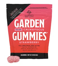 GARDEN SOCIETY - Strawberry Gummies THC:CBD 20pk