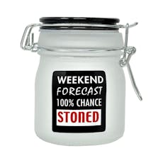 Weekend Forecast 100% Stoned Stash Jar | Medium