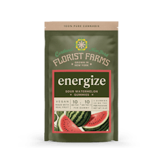 'Energize' Sour Watermelon | 10mg Gummies | 2pk