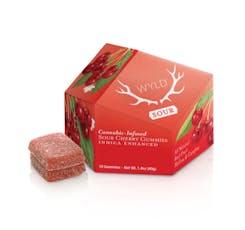 Wyld Edibles 10pk/100mg- Sour Cherry