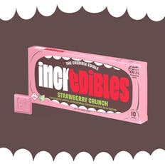 Incredibles - Strawberry Crunch Chocolate Bar - 10ct - 1 Day