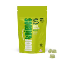 Super Sour Apple Pucker Gummies - 100mg - 10 count