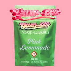 YUM-EEZ - GUMMIES - 250MG - 10PK - SOUR PINK LEMONADE - HYBRID