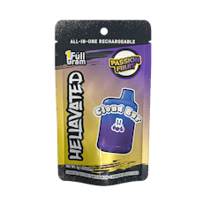 HELLAVATED CLOUD BAR Passion Fruit Disposable Vape 1g