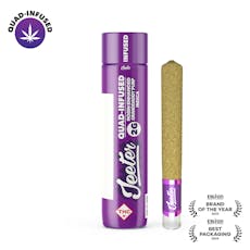 Jeeter: Quad Infused XL Pre-Roll | Granddaddy Purp | 2g