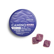 Camino | Sours | Deep Sleep | Blackberry Dream | Gummies | 1:1:1 THC:CBD:CBN | 10pk | 100mg