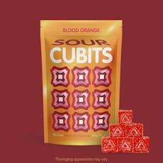 Sour Cubits | Blood Orange | Gummies | 20pk