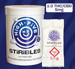 STiRiBLES Unflavored 1:3 THC:CBD Drink Mix (100mg)