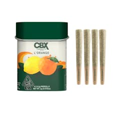 Cannabiotix - L'Orange (Sativa) 4pk Preroll 2g