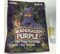 Loud Granddaddy Purple .5g Cart