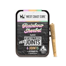 West Coast Cure - Rainbow Sherbet (Hybrid) 6pk Minis Preroll 2.1g