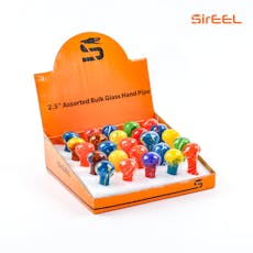 2.5" SirEEL Bulk Glass Hand Pipes | Assorted Colors