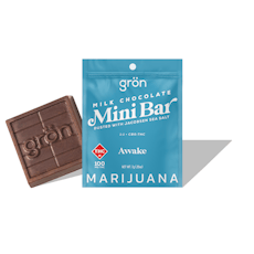 Gron - 100mg MINI Chocolate Bar (1pk) - SATIVA 1:1 Milk Chocolate (THC/CBG)