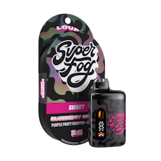 Super Fog Loud High Terpene Extract Disposable Vape Plus 2g Blueberry Muffin