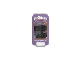 SoGanja: Infused Beverage | Galactic Grape Soda | 25mg
