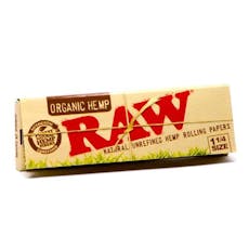 Raw Organic Rolling Papers 1 1/4
