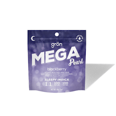 Blackberry "MEGA Pearl" Gummy | 200mg 1:1 (THC:CBN) | Grön