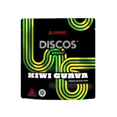 Discos: Live Resin Chews | Sour Kiwi Guava | 10mg | 10pk