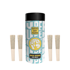 GDF: Infused Pre-Roll Pack | Lemon x Citrus Cake Pop | Super J's | 0.5g ea | 4pk